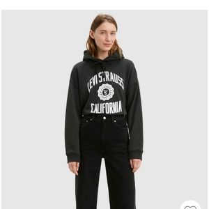 levi's cropped hoodie
